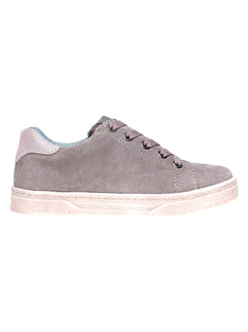 lamino Leren sneakers grijs