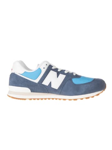 New Balance Skórzane sneakersy "GC754" w kolorze niebieskim