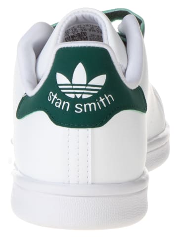 adidas Sneakersy "Stan Smith" w kolorze biało-zielonym
