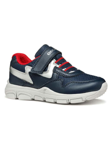 Geox Sneakers "New Torque" donkerblauw/zilverkleurig