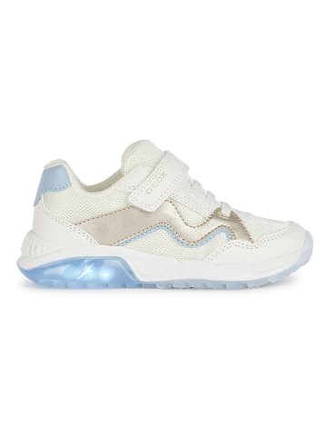 Geox Sneakers "Lights - Spaziale" wit/goudkleurig
