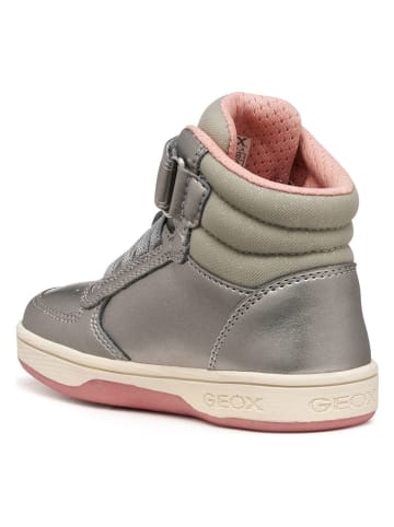 Geox Sneakersy "Maltin" w kolorze srebrnym