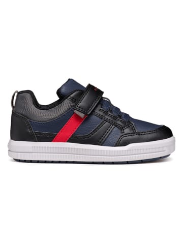 Geox Sneakers "Arzach" in Dunkelblau/ Schwarz