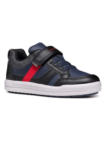 Geox Sneakers "Arzach" in Dunkelblau/ Schwarz