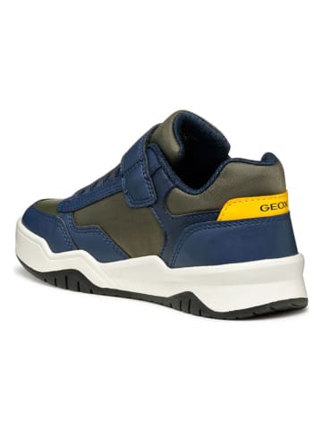 Geox Sneakersy "Perth" w kolorze niebiesko-oliwkowym