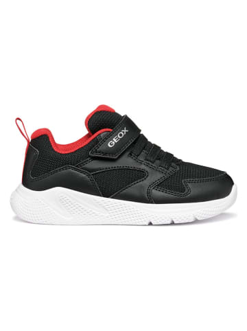 Geox Sneakers "Sprintye" in Schwarz/ Rot