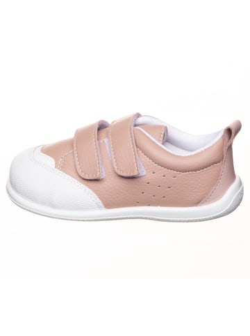 kmins Skórzane buty w kolorze kremowym do chodzenia na boso