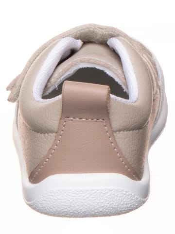 kmins Skórzane buty w kolorze beżowym do chodzenia na boso