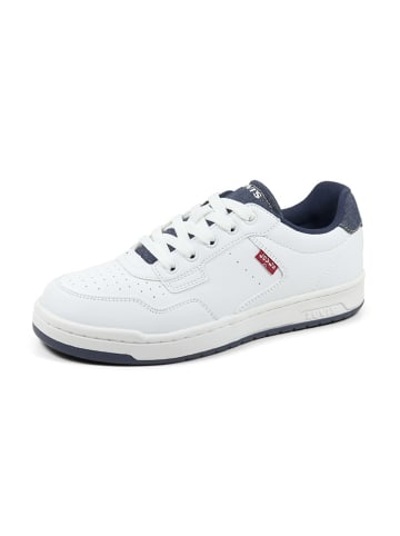 Levi´s Sneakers "Kingdom" wit/donkerblauw