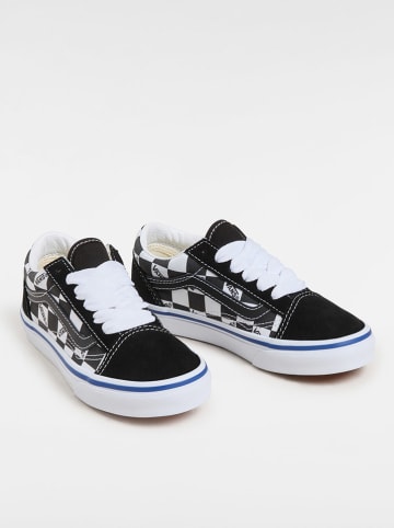 Vans Leren sneakers "Old Skool" zwart