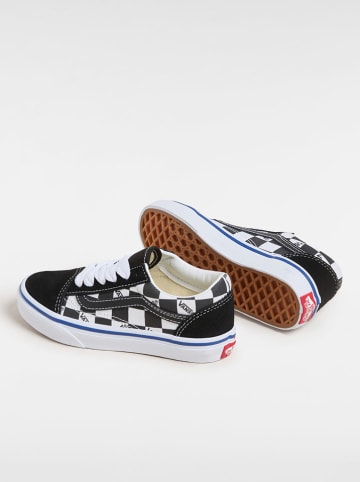 Vans Leren sneakers "Old Skool" zwart