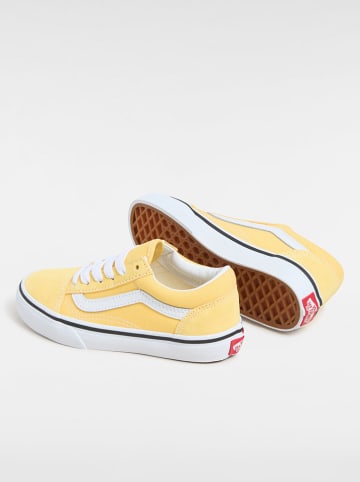 Vans Leder-Sneakers "Old Skool" in Gelb