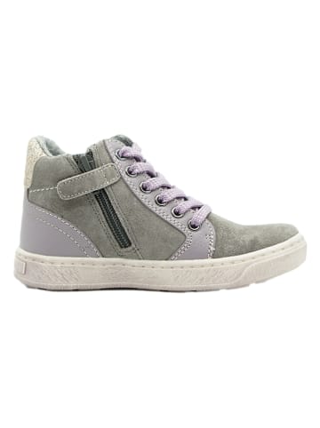 lamino Leder-Sneakers in Grau