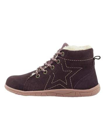 lamino Leren barefootschoenen bordeaux