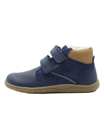 lamino Leren barefootschoenen donkerblauw