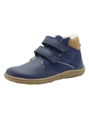 lamino Leren barefootschoenen donkerblauw