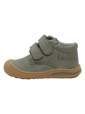 lamino Leder-Sneakers in Khaki