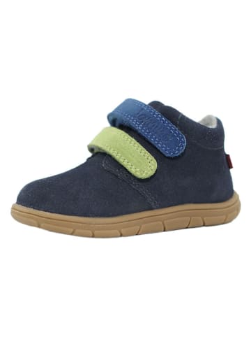 lamino Leren barefootschoenen donkerblauw