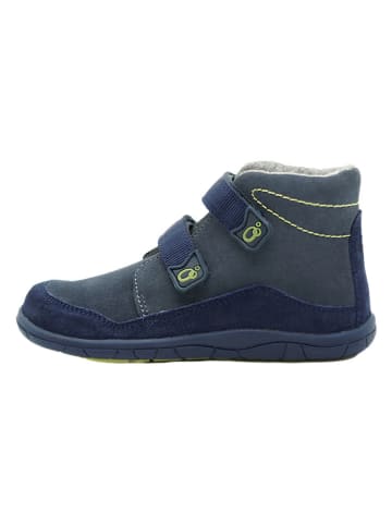lamino Leren barefootschoenen donkerblauw