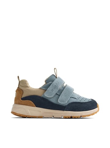 Wheat Leder-Sneakers "Alin" in Hellblau/ Dunkelblau/ Beige
