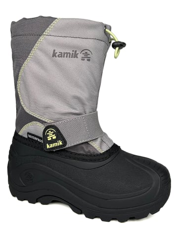 Kamik Kozaki zimowe "Iceball" w kolorze szaro-czarnym