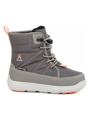 Kamik Kozaki zimowe "Luge" w kolorze szarym