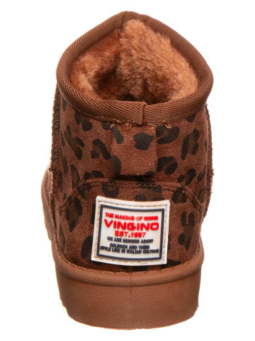Vingino Winterstiefel in Hellbraun/ Schwarz
