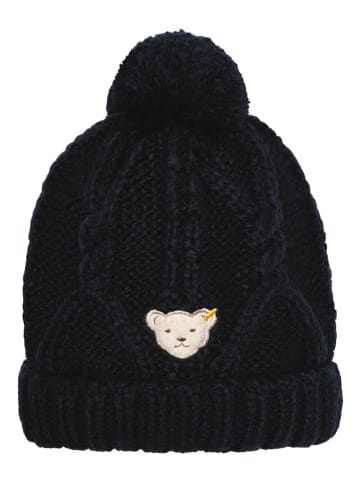 Steiff Strickmütze in Schwarz