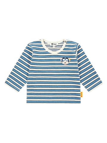 Steiff Longsleeve in Blau/ Weiß