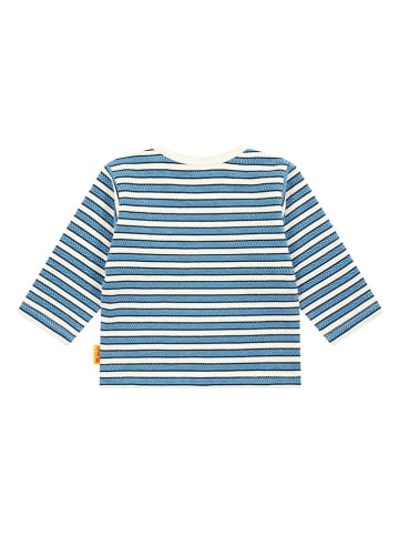 Steiff Longsleeve in Blau/ Weiß