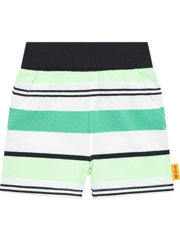 Steiff Shorts in Grün/ Schwarz