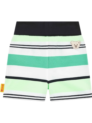 Steiff Shorts in Grün/ Schwarz