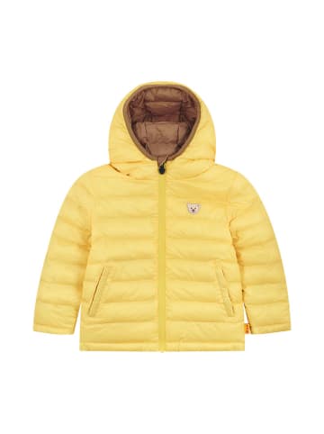 Steiff Wende-Steppjacke in Hellbraun/ Gelb
