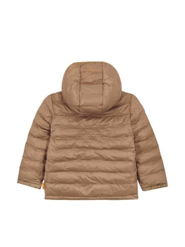 Steiff Wende-Steppjacke in Hellbraun/ Gelb