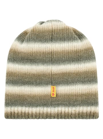 Steiff Strickmütze in Braun/ Creme