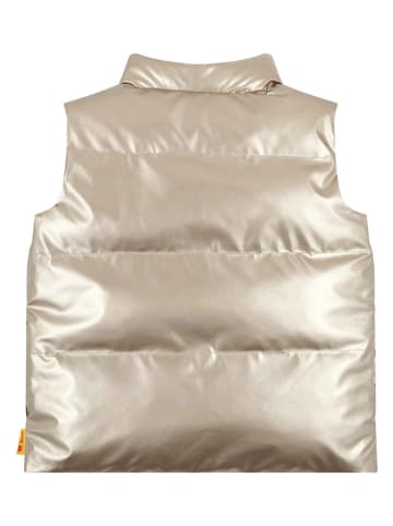 Steiff Wendeweste in Gold/ Hellblau