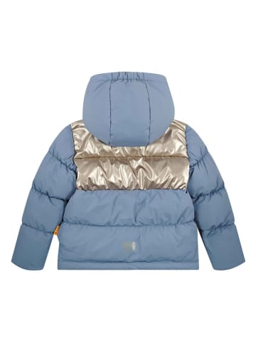 Steiff Steppjacke in Hellblau/ Gold