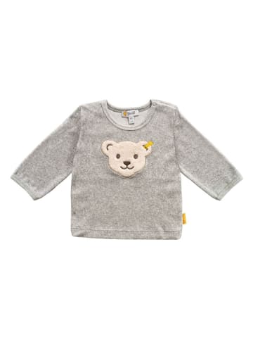 Steiff 3tlg. Outfit in Grau/ Weiß