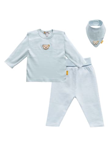 Steiff 3tlg. Outfit in Hellblau
