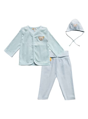 Steiff 3tlg. Outfit in Hellblau