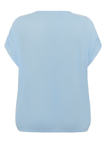 KAFFE curve Blouse lichtblauw