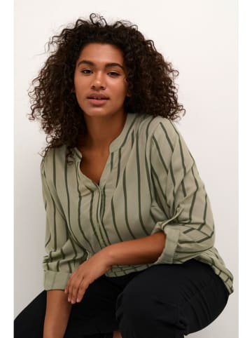 KAFFE curve Bluzka "Sida" w kolorze khaki