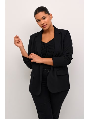 KAFFE curve Blezer w kolorze czarnym