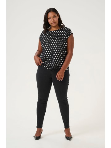 Kaffe Blouse zwart/wit