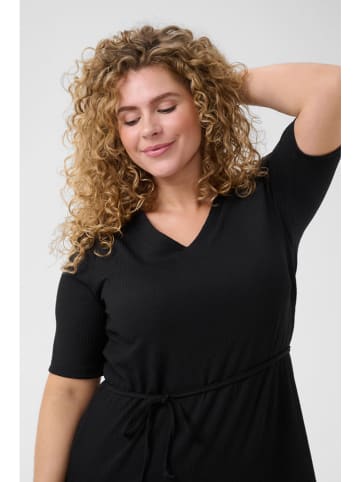 KAFFE curve Kleid "Civena" in Schwarz