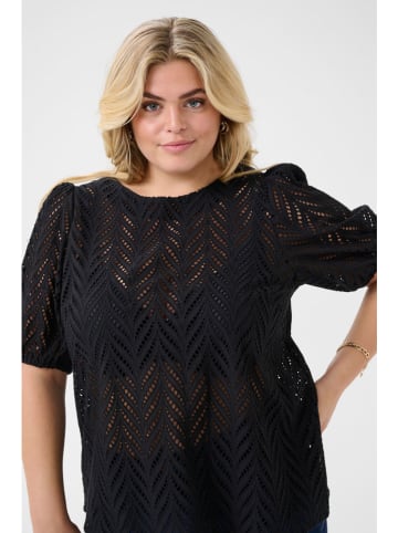 KAFFE curve Blouse "Masia" zwart