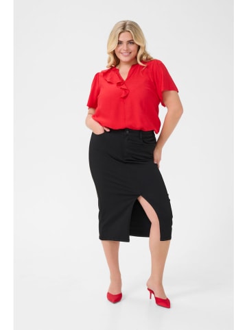 KAFFE curve Rok "Dina" zwart