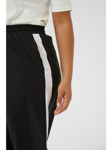 KAFFE curve Spodnie w kolorze czarnym