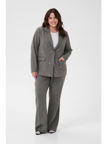 KAFFE curve Blazer "Olia" in Grau