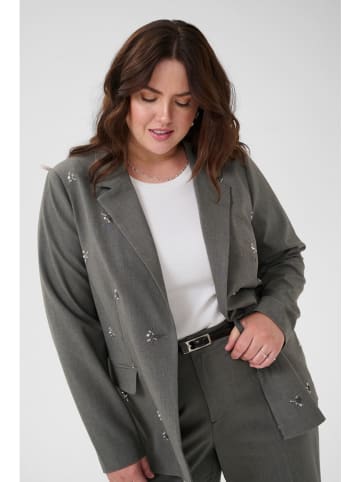 KAFFE curve Blazer "Olia" in Grau